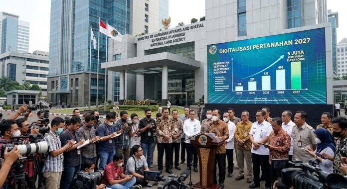 14c6626f-c4b7-43a0-b894-d036c5cd ilustrasi - Pemerintah percepat digitalisasi layanan pertanahan, target 5 juta sertifikat elektronik