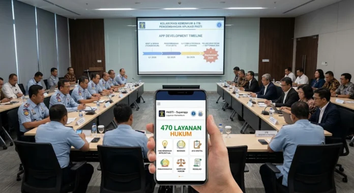 18d2a3fb-85e0-4989-8d49-9561bf03f221 Kemenkum Luncurkan Aplikasi PASTI