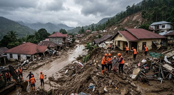 1b607ef4-5bcc-4cbc-9815-28224924 Ilustrasi - Tanah longsor di Aceh Tengah menewaskan 1 orang dan melukai 13 lainnya