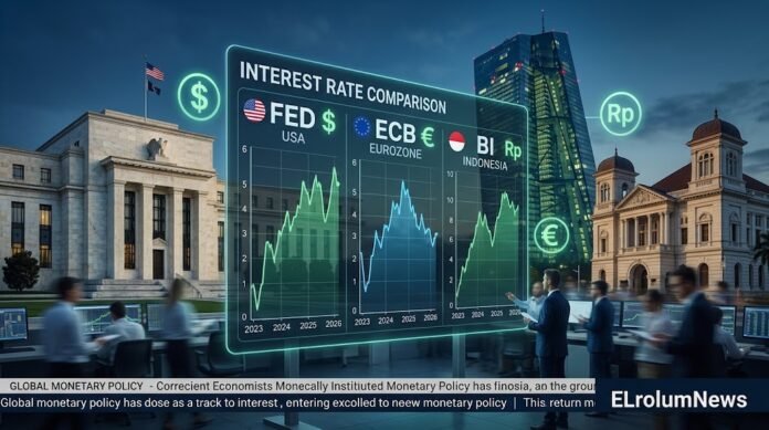 1c7236dd-e40a-4f1e-8758-274287c8 Kebijakan suku bunga bank sentral global (The Fed, ECB, BI) di 2026 memengaruhi arus modal, nilai tukar, dan pertumbuhan ekonomi Indonesia.