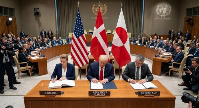 2edb7f0b-0fa8-40b4-bed2-4a6b6a15 Ilustrasi - AS, Denmark, dan Greenland teken kesepakatan keamanan Arktik di Markas PBB