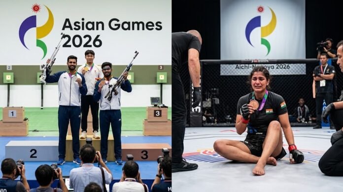 30c06881-0c46-4ec9-a5b2-3a398400 India raih tiga medali menembak dan satu medali MMA di Asian Games 2026