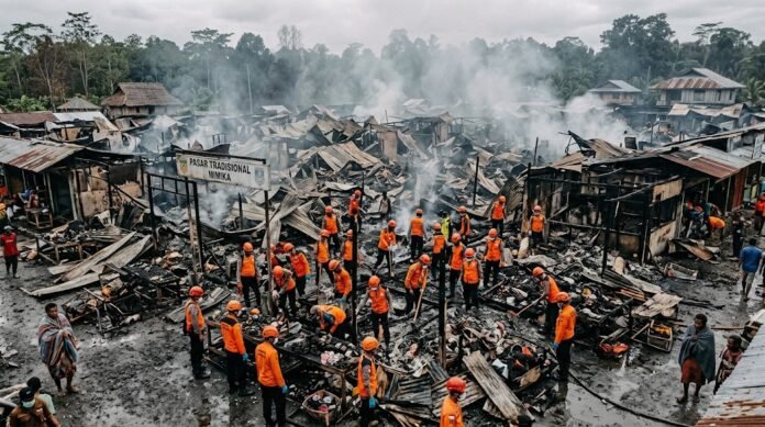 Foto Ilustrasi - Kebakaran pasar di Papua Tengah tewaskan 11 orang, 6 di antaranya anak-anak