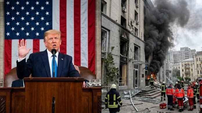 3b68e7f1-141b-4f84-b0ba-2bcf2d2e (1) Trump kirim utusan damai ke Rusia-Ukraina, drone Rusia hantam markas SBU Kyiv