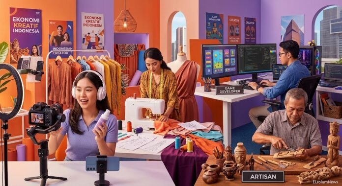 Ekonomi kreatif Indonesia 2026 terus tumbuh dengan tujuh industri paling menjanjikan bagi UMKM dan startup yang ingin masuk sektor berbasis kreativitas dan inovasi