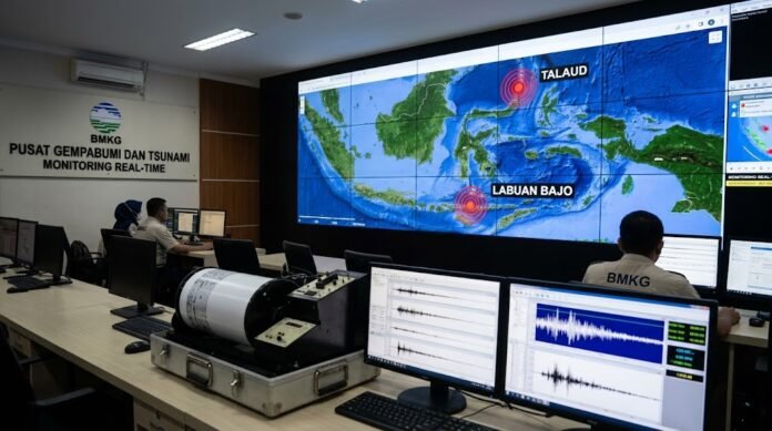 6077b934-553b-4ac3-981f-c083757e Gempa M2,4 guncang Talaud dan M2,2 Labuan Bajo, tidak berpotensi tsunami