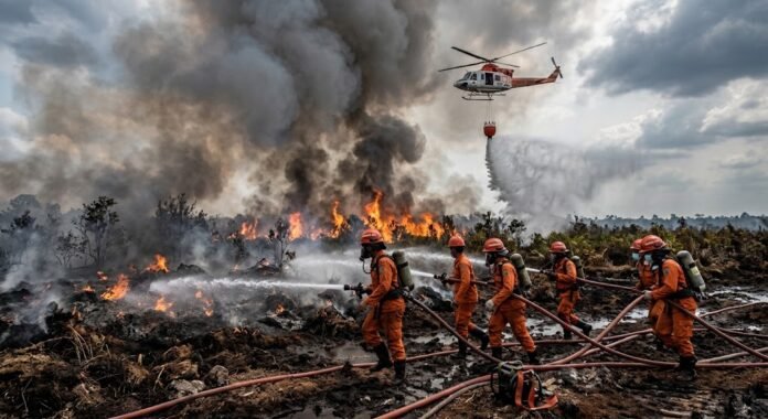 68f3d74f-256d-428c-a469-850e9f88 ilustrasi-Karhutla Jambi meluas, 20,8 ribu hektare terbakar termasuk 2 ribu hektare gambut
