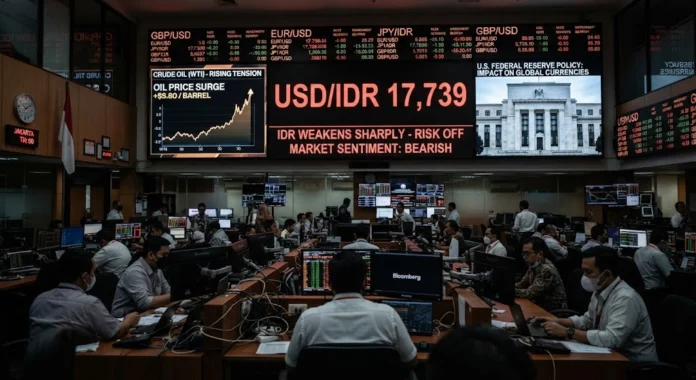 Rupiah melemah ke Rp17.739 per dolar AS pada 17 September 2026
