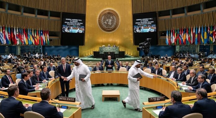 89c152ae-6f72-4a24-8e9d-68a7ae4a AS dan Iran gelar pembicaraan 3 jam di PBB, Iran ajukan syarat buka Selat Hormuz