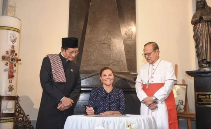 Putri Mahkota Swedia Victoria Kunjungi Masjid Istiqlal dan Katedral Jakarta