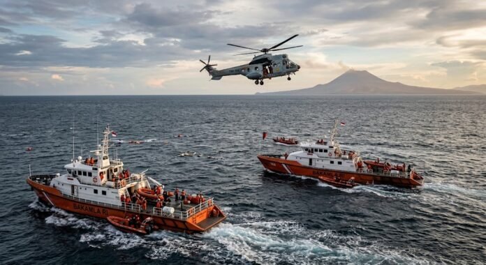 Tim SAR gabungan melanjutkan pencarian 5 jurnalis hilang di perairan Selat Sunda