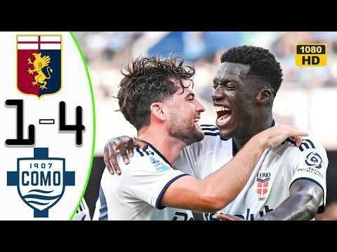 Como pesta 4 gol ke gawang Genoa dan puncaki klasemen Serie A Como pesta 4 gol ke gawang Genoa dan puncaki klasemen Serie A