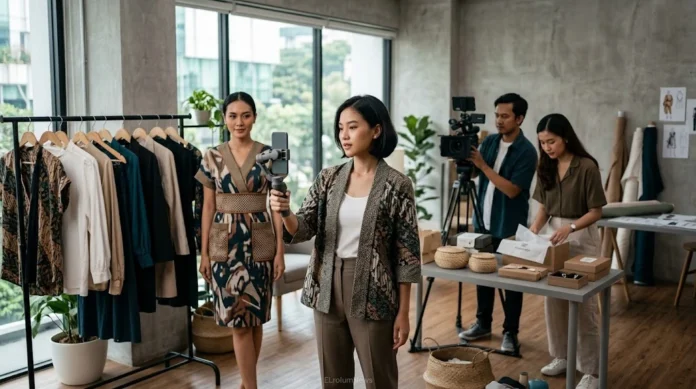 41f3ad31-fa44-43de-a132-17eac116 Konten digital kini menjadi salah satu etalase penting bagi merek fashion lokal untuk menemukan konsumen baru.