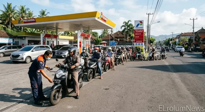 Ganjil-genap BBM di Bali mulai landai, antrean Klungkung turun jadi 15 menit