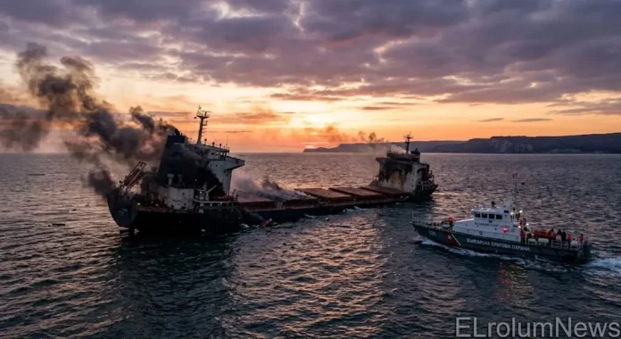 Ilustrasi - Dua kapal diserang drone di Laut Hitam Bulgaria, satu tenggelam dan 11 awak hilang