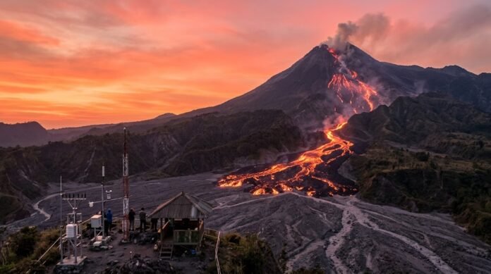 eb101289-3816-458a-ad7b-515d58a7 Gunung Merapi semburkan lava pijar dua kali ke Kali Sat dan Putih