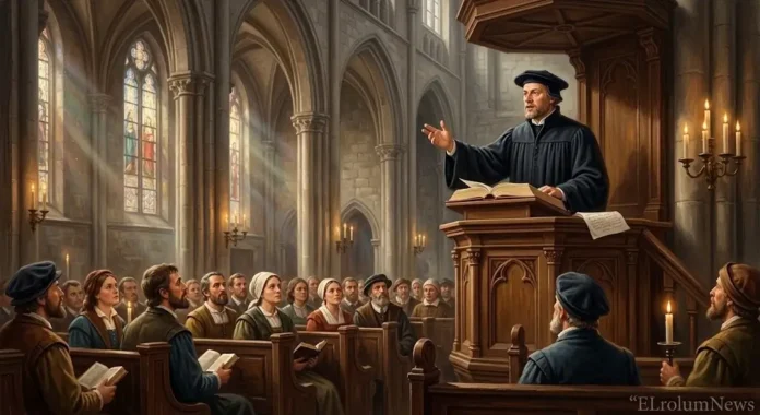 Ulrich Zwingli, reformator Swiss abad ke-16, dikenal melalui khotbah ekspositorisnya di Grossmünster Zurich yang membantu membentuk Reformasi di Swiss. Foto ilustrasi: ELrolumNews.