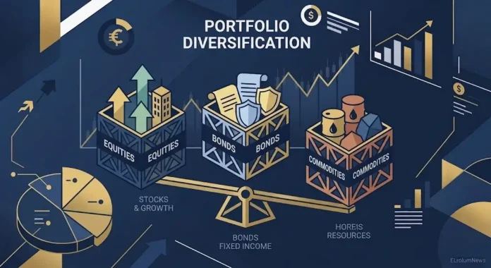 Diversifikasi portofolio membantu investor mengelola risiko dengan tidak bergantung pada satu saham, satu sektor, atau satu jenis aset.